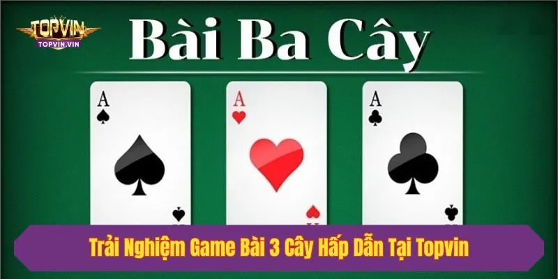 Trải Nghiệm Game Bài 3 Cây Hấp Dẫn Tại Topvin 2025